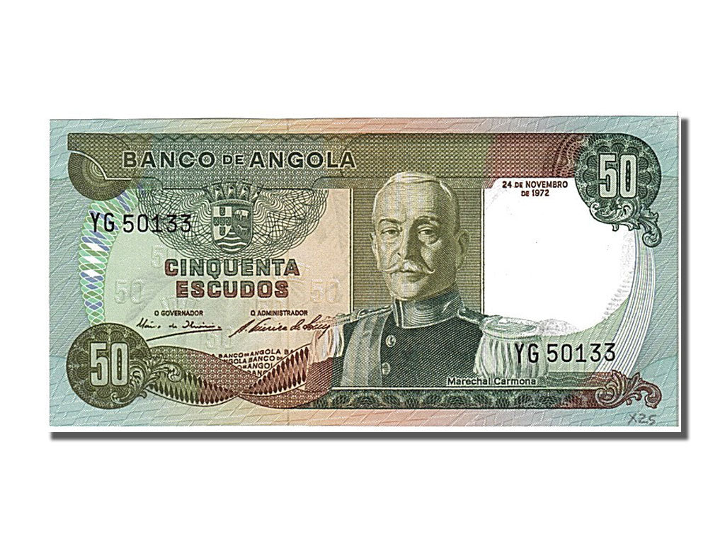 Banknote, Angola, 50 Escudos, 1972, 1972-11-24, UNC(65-70)