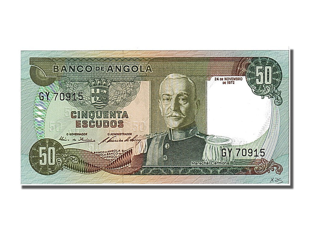 Banknote, Angola, 50 Escudos, 1972, 1972-11-24, UNC(65-70)