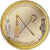 Moneta, Egipt, Pharaons, Pound, Fantaisy coinage .colorized, EF(40-45), Mosiądz