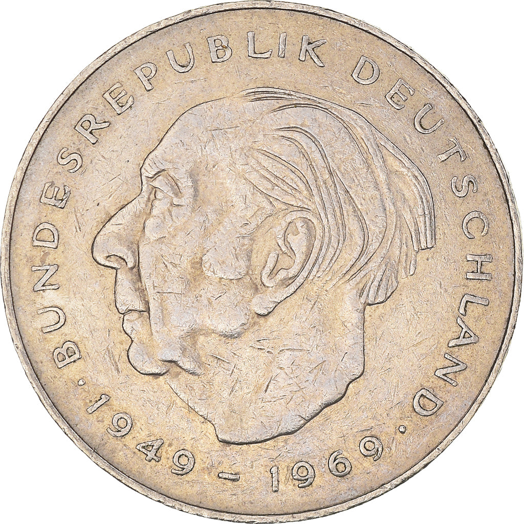 Coin, GERMANY - FEDERAL REPUBLIC, 2 Mark, 1979, Hambourg, EF(40-45)