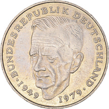 Coin, GERMANY - FEDERAL REPUBLIC, 2 Mark, 1990, Hambourg, EF(40-45)