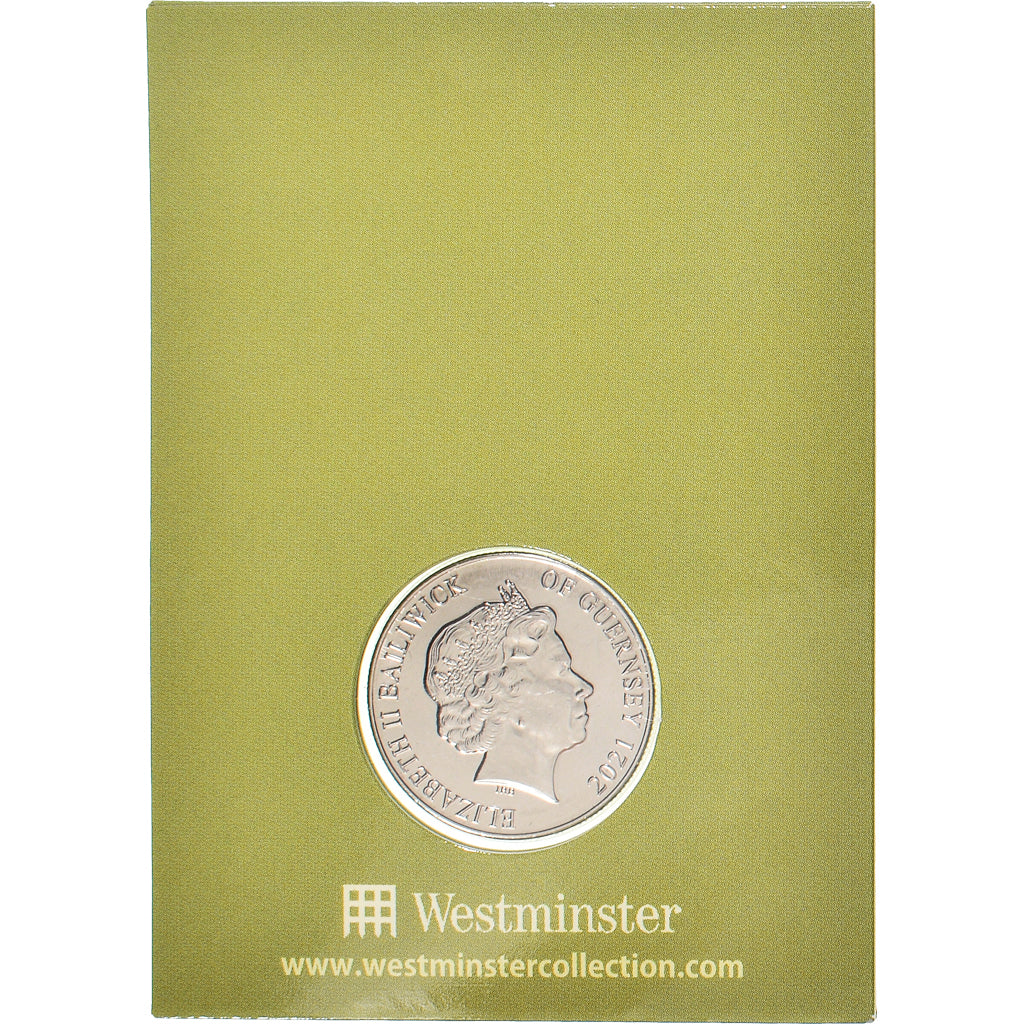 Coin, Guernsey, Hedgehog, 10 Pence, 2021, FDC, MS(65-70), Acier plaqué nickel