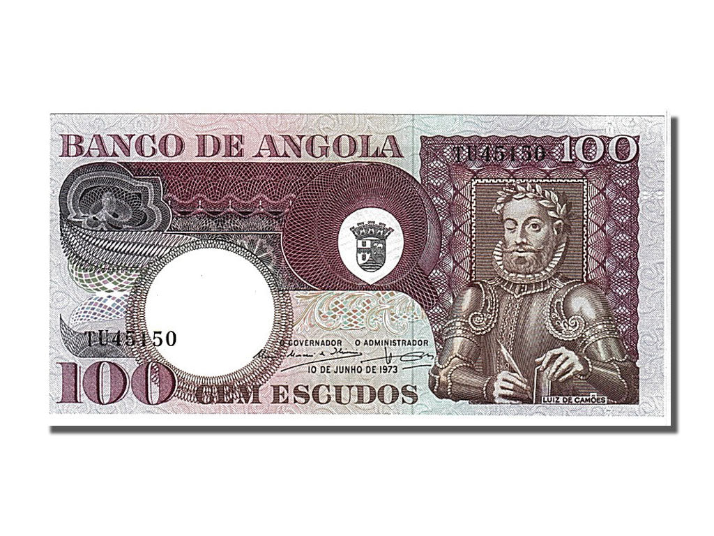 Banknote, Angola, 100 Escudos, 1973, 1973-06-10, UNC(65-70)