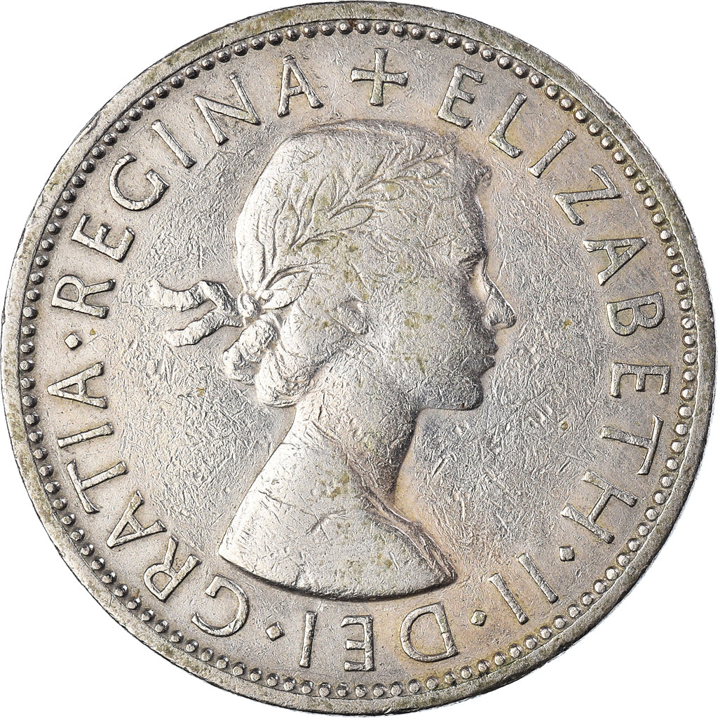 Monnaie, Grande-Bretagne, Elizabeth II, Florin, Two Shillings, 1963, TB