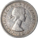 Coin, Great Britain, Elizabeth II, 6 Pence, 1956, VF(20-25), Copper-nickel