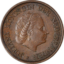 Coin, Netherlands, Juliana, 5 Cents, 1951, EF(40-45), Bronze, KM:181