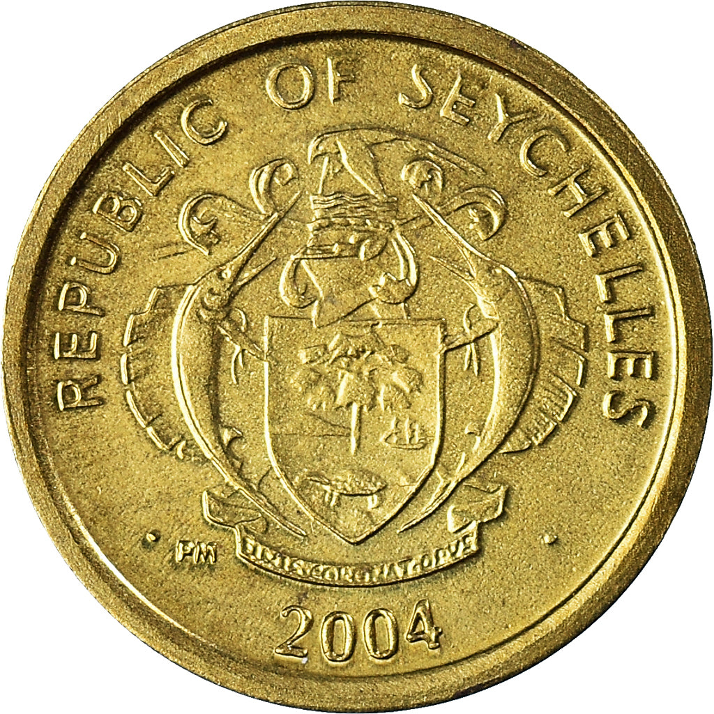 Moneta, Seszele, Cent, 2004, British Royal Mint, AU(50-53), Mosiądz, KM:46.2