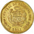 Coin, Peru, 10 Centimos, 2011, Lima, AU(55-58), Brass, KM:305.4