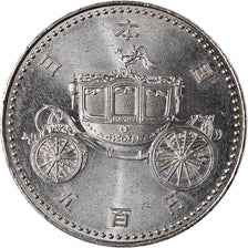 Moneda, Japón, Akihito, Enthronement of Emperor Akihito, 500 Yen, 1990, MBC