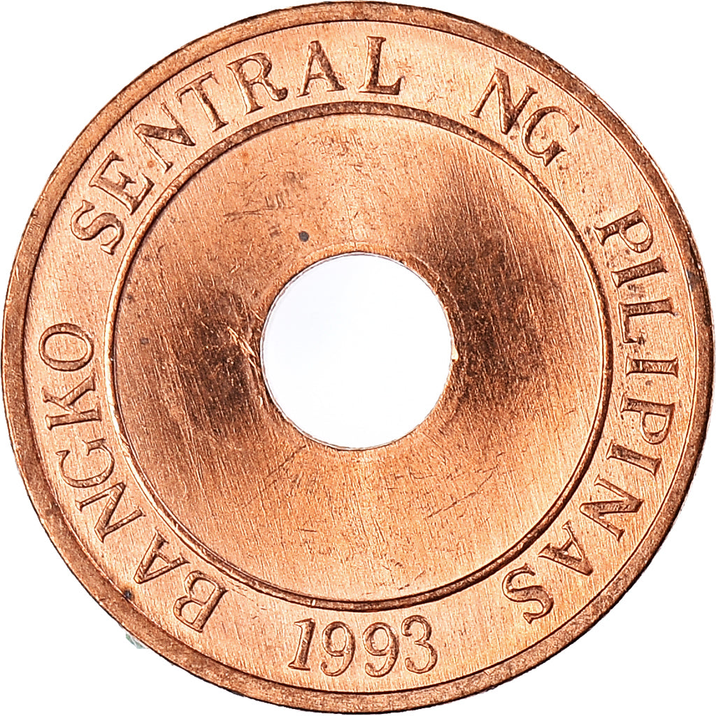 Moeda, Filipinas, 5 Sentimos, 2005, AU(50-53), Aço Cromado a Cobre, KM:268