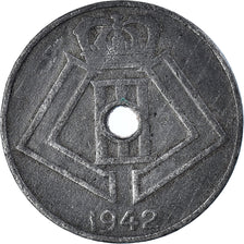 Coin, Belgium, 5 Centimes, 1942, AU(50-53), Zinc, KM:124