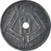 Coin, Belgium, 5 Centimes, 1942, AU(50-53), Zinc, KM:124