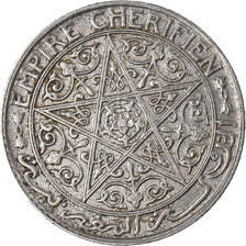 Coin, Morocco, Yusuf, 50 Centimes, 1921, bi-Bariz, Paris, EF(40-45), Nickel