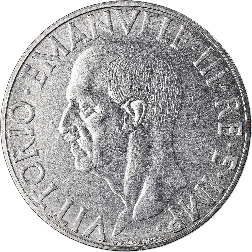 Munten, Italië, Victor-Emmanuel III, Lire, 1939, ZF, Acmonital (ferritique)