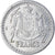 Moneda, Mónaco, 2 Francs, 1943, Paris, BC+, Aluminio, KM:121, Gadoury:MC 133