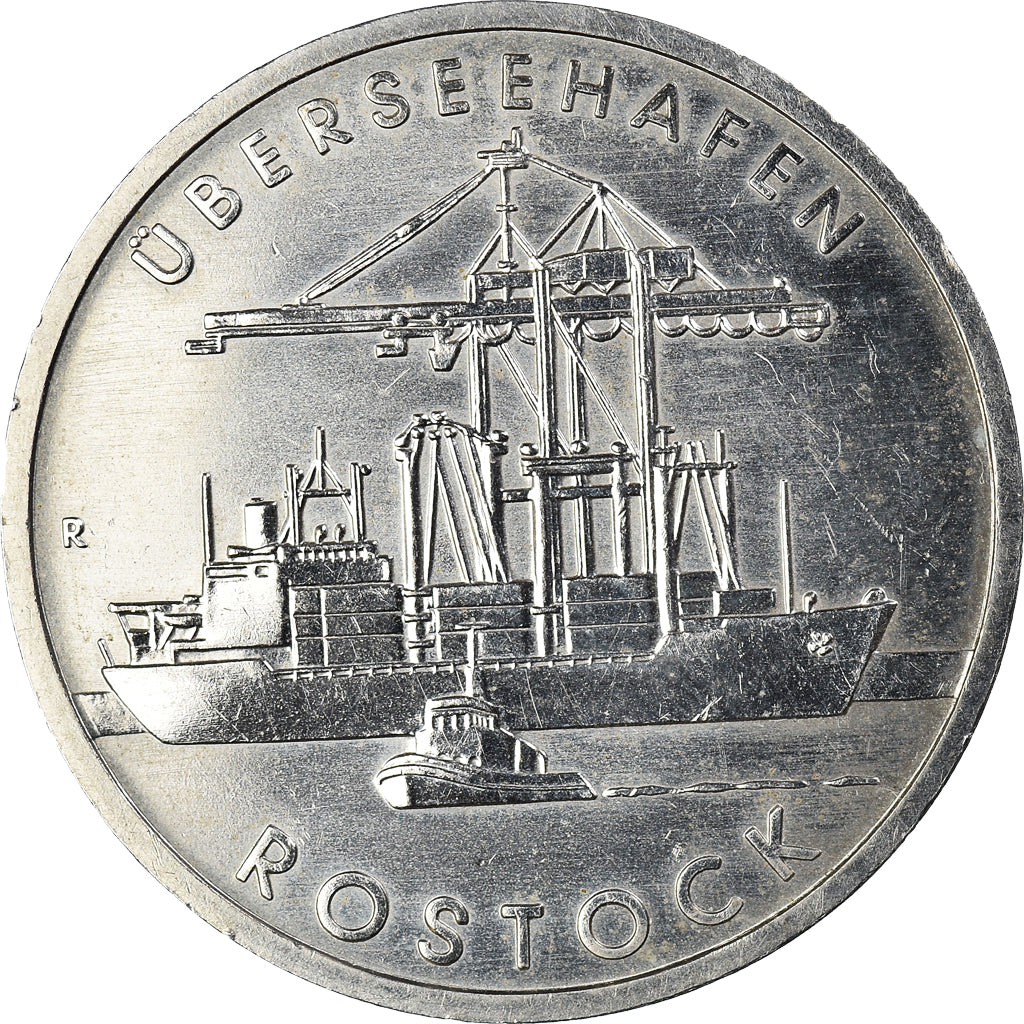 Moneta, REPUBBLICA DEMOCRATICA TEDESCA, 5 Mark, 1988, Berlin, BB, Rame-nichel