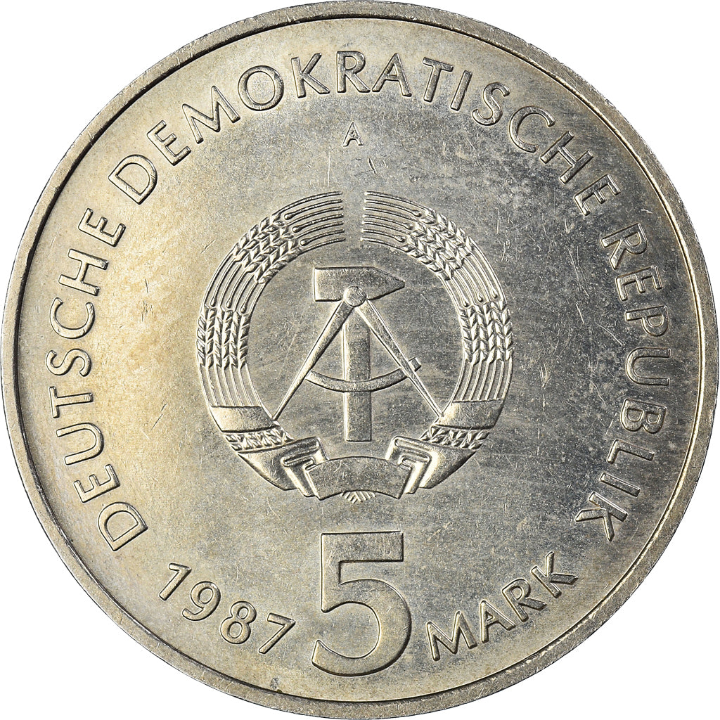 Münze, GERMAN-DEMOCRATIC REPUBLIC, 5 Mark, 1987, Berlin, SS