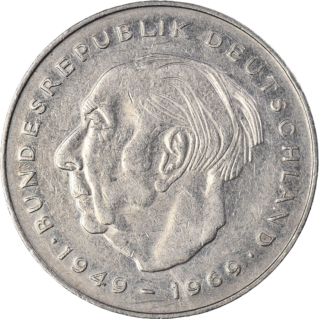 Coin, GERMANY - FEDERAL REPUBLIC, 2 Mark, 1987, Munich, EF(40-45), Copper-Nickel