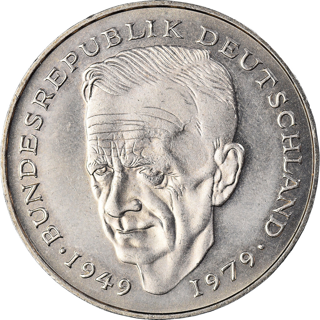 Coin, GERMANY - FEDERAL REPUBLIC, 2 Mark, 1991, Karlsruhe, EF(40-45)