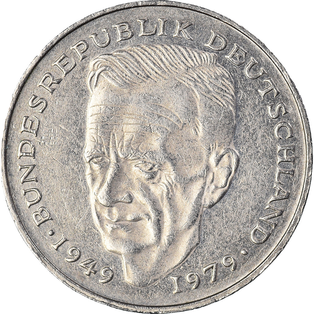 Coin, GERMANY - FEDERAL REPUBLIC, 2 Mark, 1991, Stuttgart, EF(40-45)