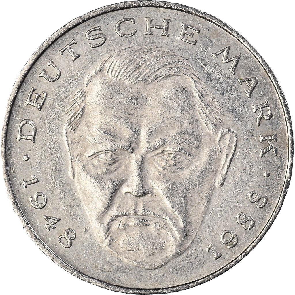 Coin, GERMANY - FEDERAL REPUBLIC, 2 Mark, 1991, Stuttgart, EF(40-45)