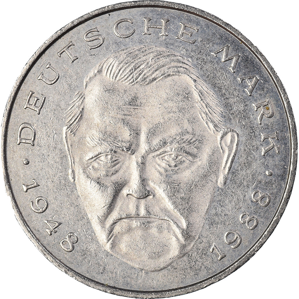 Coin, GERMANY - FEDERAL REPUBLIC, 2 Mark, 1991, Hambourg, EF(40-45)