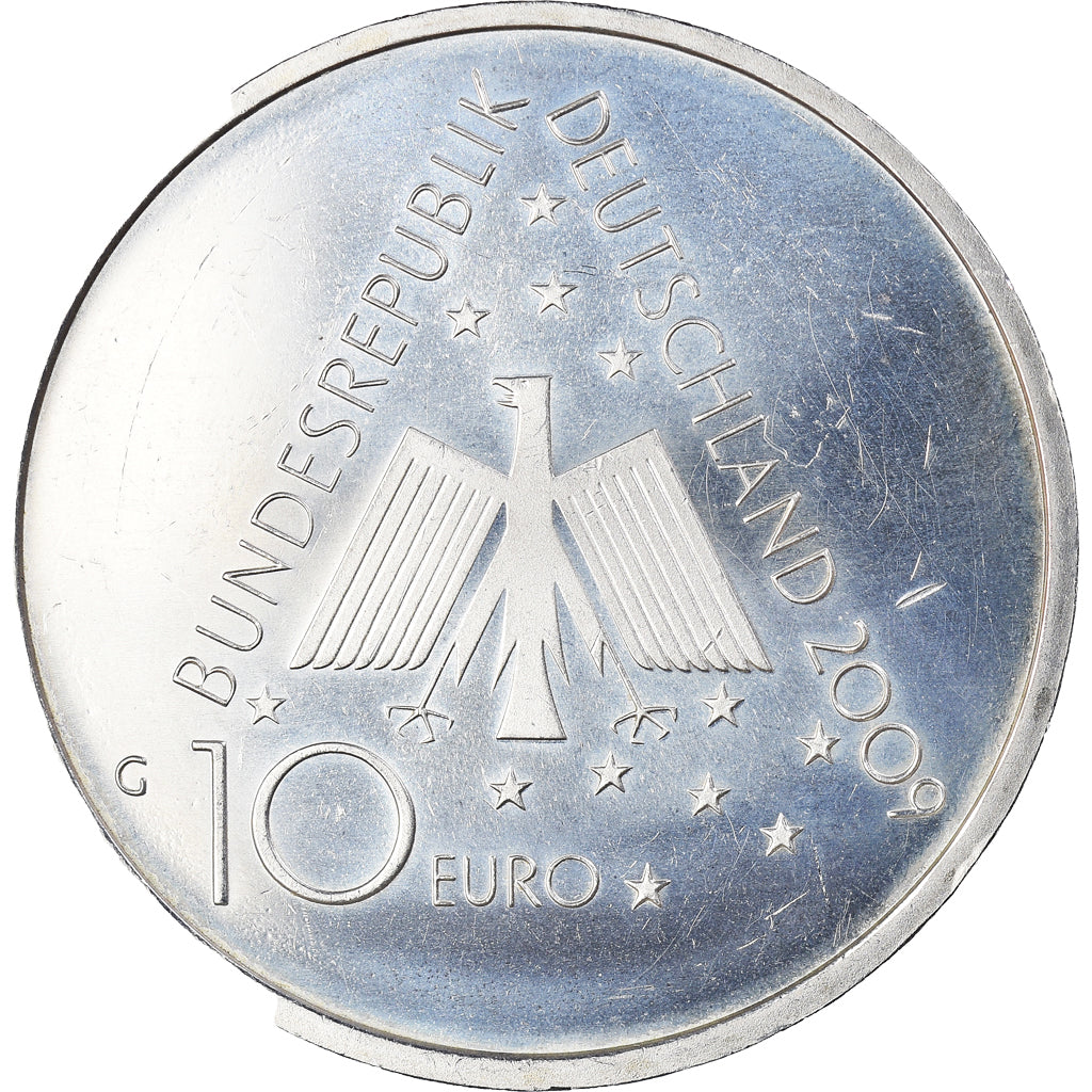 GERMANY - FEDERAL REPUBLIC, 10 Euro, 2009, Karlsruhe, Youth Hostels, AU(50-53)