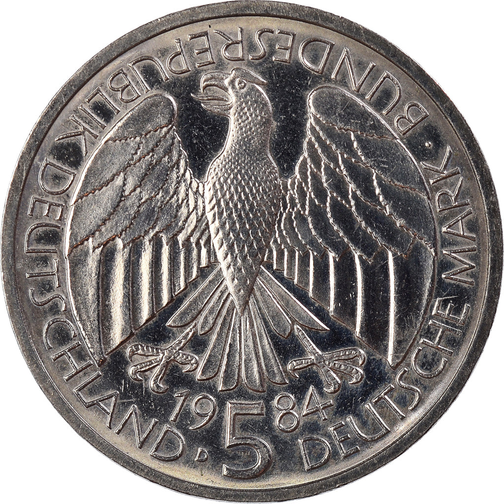 Coin, GERMANY - FEDERAL REPUBLIC, 5 Mark, 1984, Munich, Germany, MS(63)