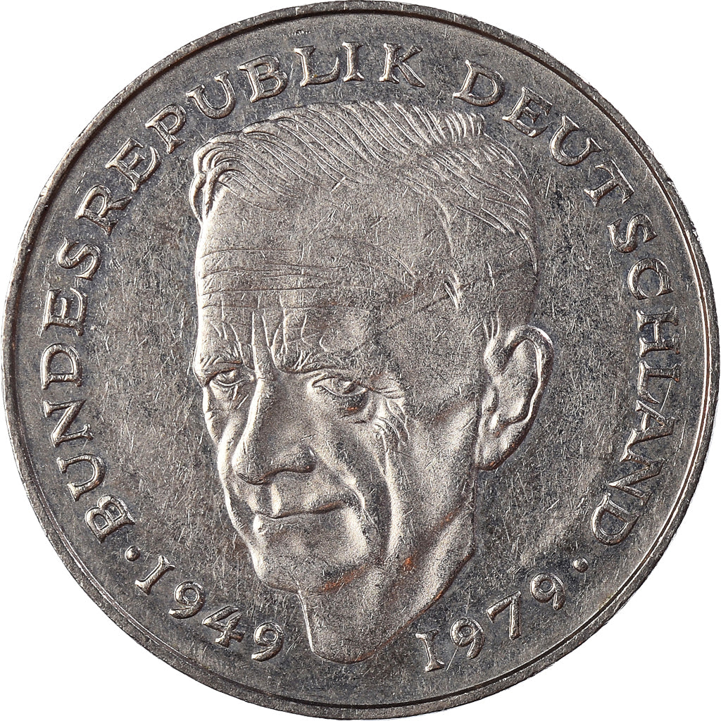 Moneta, GERMANIA - REPUBBLICA FEDERALE, 2 Mark, 1991, Munich, BB, Nichel