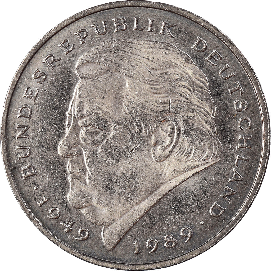 Coin, GERMANY - FEDERAL REPUBLIC, 2 Mark, 1991, Stuttgart, EF(40-45)