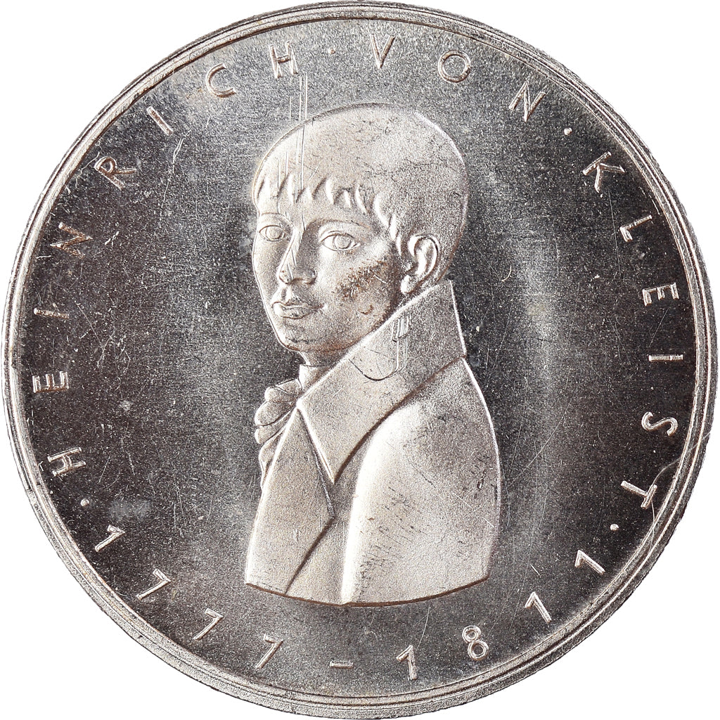 Coin, GERMANY - FEDERAL REPUBLIC, 5 Mark, 1977, Karlsruhe, Germany, EF(40-45)