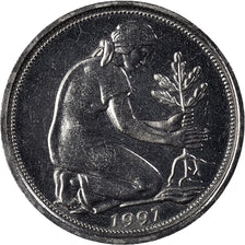 Moneta, GERMANIA - REPUBBLICA FEDERALE, 50 Pfennig, 1997, Munich, SPL