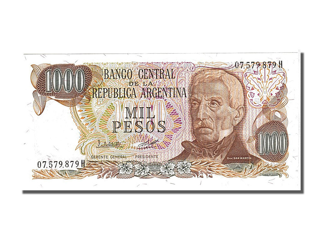 Argentina, 1000 Pesos, 1976, KM #304a, UNC(65-70), 879H