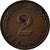 Coin, GERMANY - FEDERAL REPUBLIC, 2 Pfennig, 1965, Munich, VF(20-25), Bronze