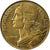 Moeda, França, Marianne, 20 Centimes, 1977, Paris, AU(50-53), Alumínio-Bronze