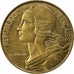 Moneda, Francia, Marianne, 20 Centimes, 1977, Paris, MBC+, Aluminio - bronce