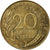 Moneda, Francia, Marianne, 20 Centimes, 1977, Paris, MBC+, Aluminio - bronce