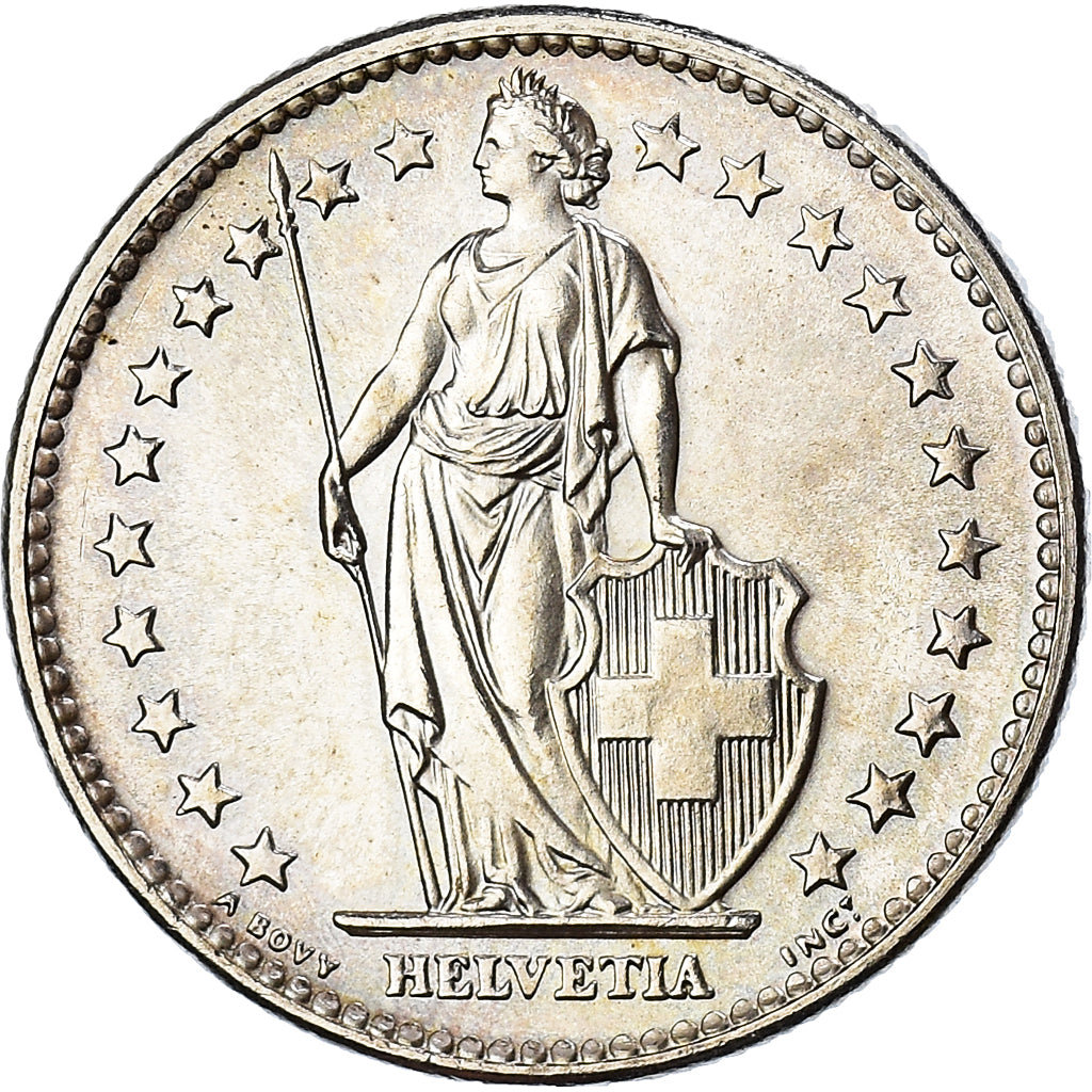 Moneta, Svizzera, 2 Francs, 1965, Bern, SPL, Argento, KM:21