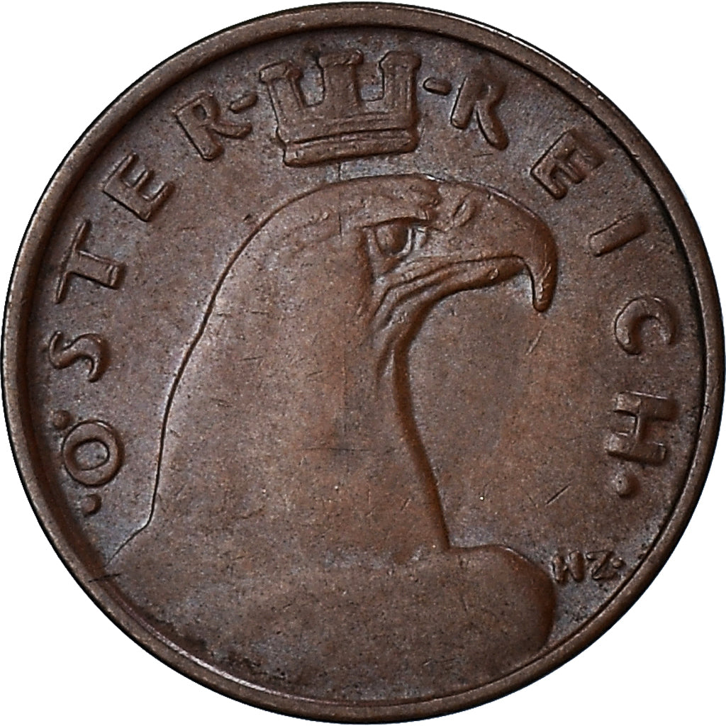 Moneta, Austria, Groschen, 1925, BB+, Bronzo, KM:2836