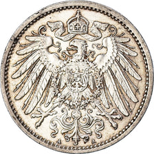 Coin, GERMANY - EMPIRE, Wilhelm II, Mark, 1914, Berlin, AU(50-53), Silver, KM:14