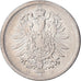 Coin, GERMANY - EMPIRE, Wilhelm I, Mark, 1876, Stuttgart, VF(20-25), Silver