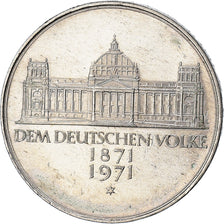 Moneta, GERMANIA - REPUBBLICA FEDERALE, 5 Mark, 1971, Karlsruhe, Germany, BB