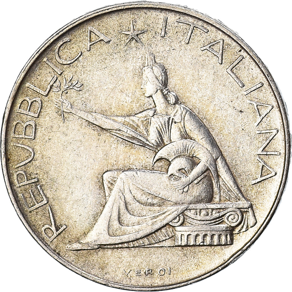 Coin, Italy, 500 Lire, 1961, Rome, EF(40-45), Silver, KM:99