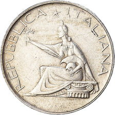 Coin, Italy, 500 Lire, 1961, Rome, EF(40-45), Silver, KM:99