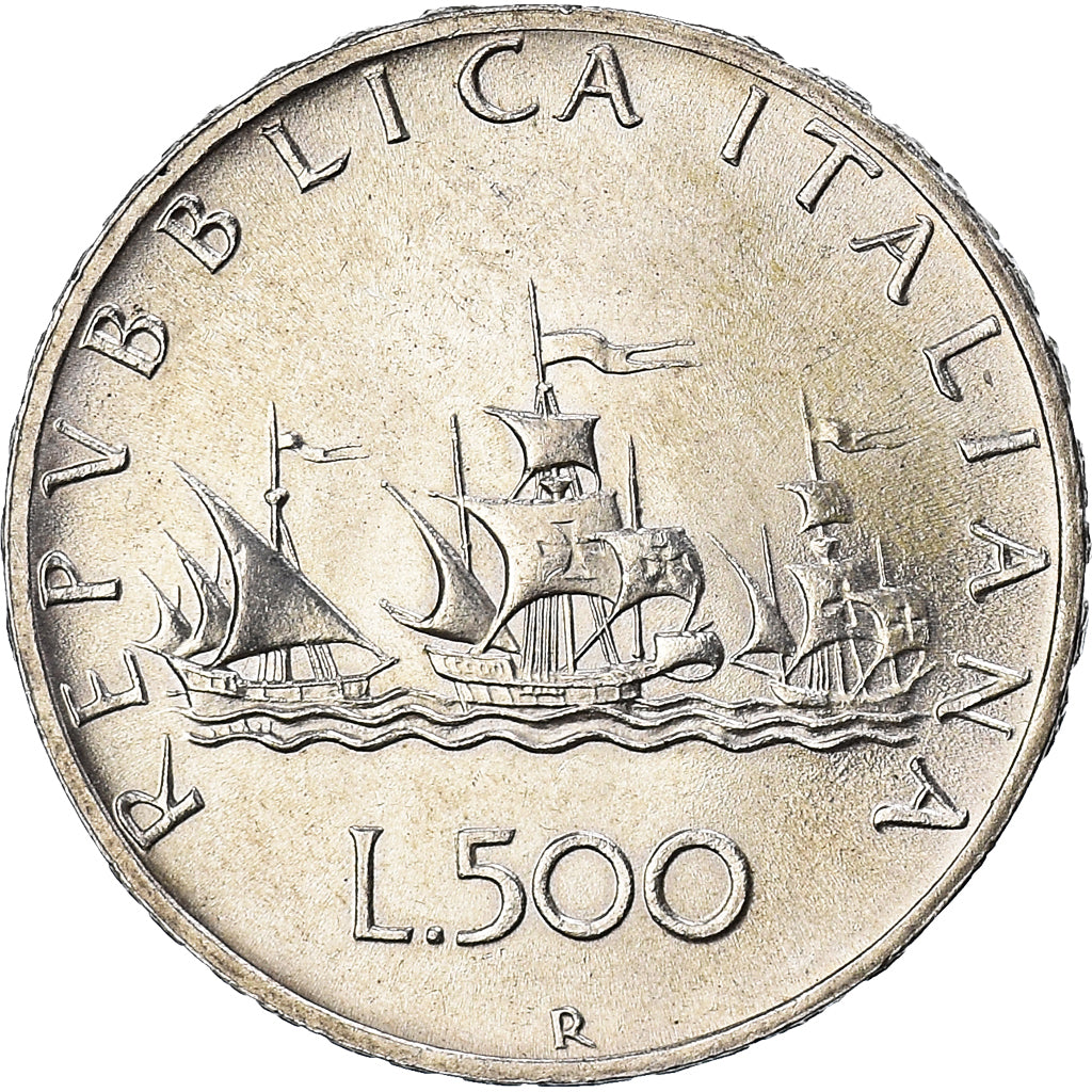 Coin, Italy, 500 Lire, 1964, Rome, AU(50-53), Silver, KM:98