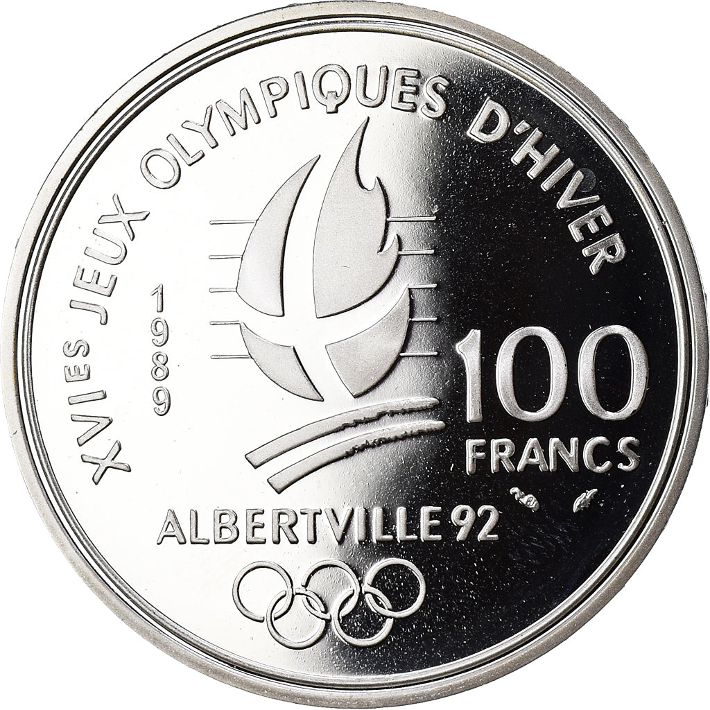 Moneta, Francia, 100 Francs, 1989, BE, FDC, Argento, KM:971, Gadoury:C1