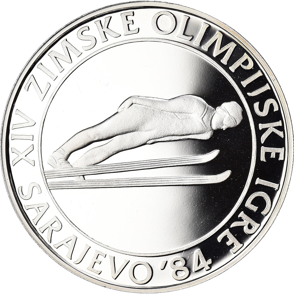 Coin, Yugoslavia, 500 Dinara, 1983, BE, MS(65-70), Silver, KM:102