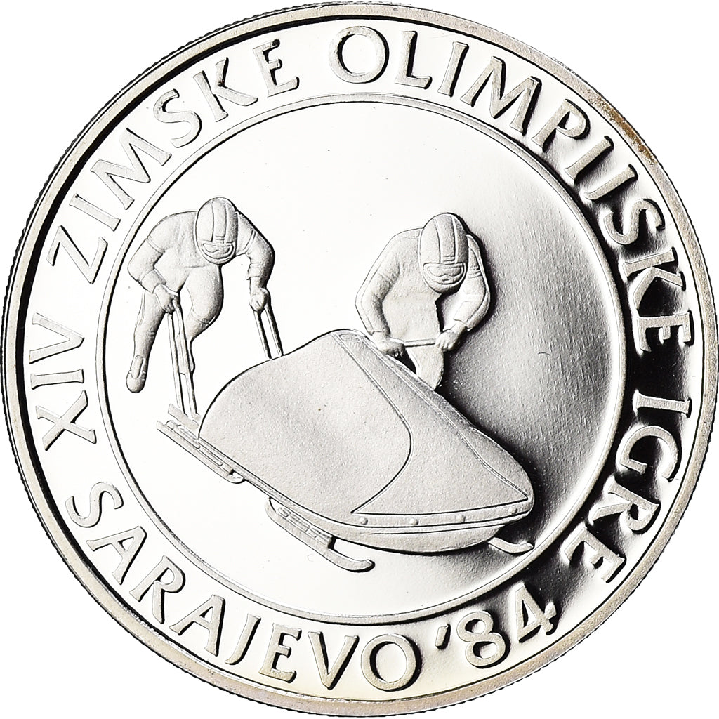 Coin, Yugoslavia, 100 Dinara, 1983, BE, MS(65-70), Silver, KM:99