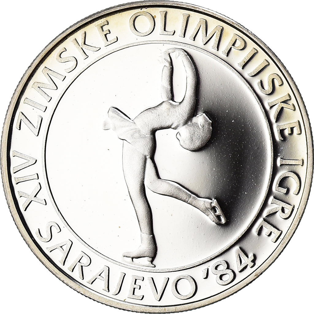 Coin, Yugoslavia, 100 Dinara, 1983, BE, MS(65-70), Silver, KM:98