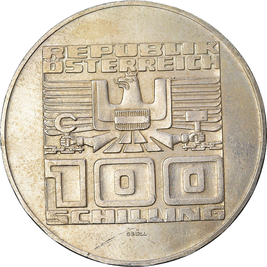 Coin, Austria, 100 Schilling, 1978, AU(55-58), Silver, KM:2938